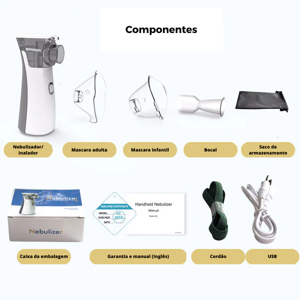 Nebulizador e Inalador Nebulize Maxxi