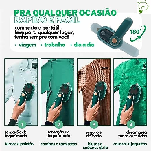 Mini Ferro de Passar Roupas