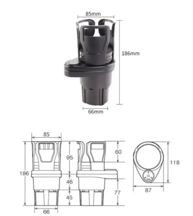 Suporte Ajustável para Copos - Veículo